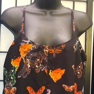 Topshop Butterfly Dress sz 6